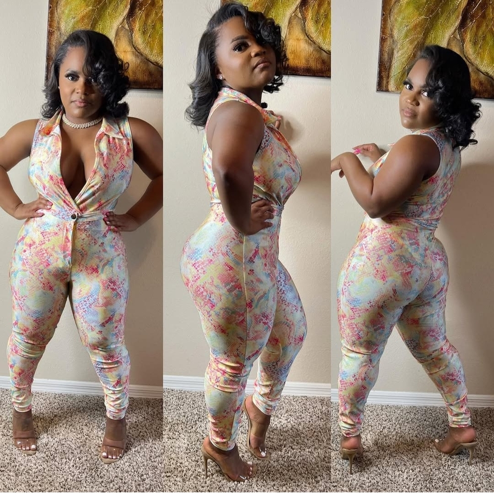 Michelle'  Bodysuit Two-Piece Set